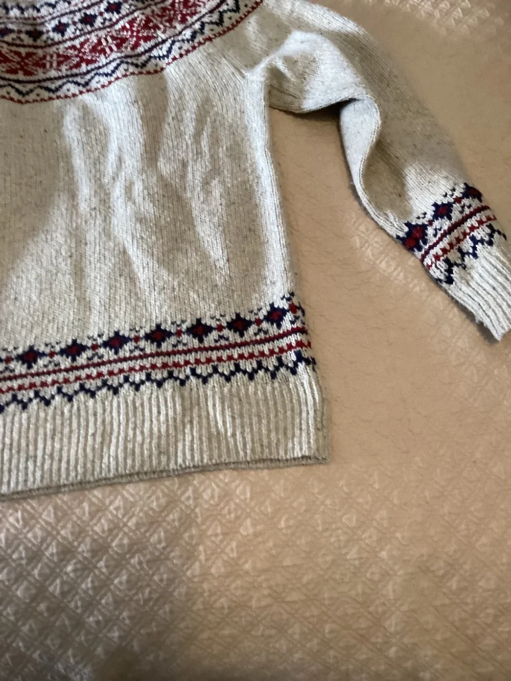 Jcrew Crewcuts relaxed fit size 14/6 boys fairisle blended fabric sweater